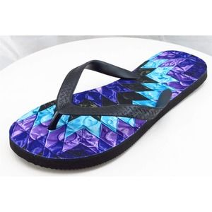 Sublimation Size Medium M Purple Flip Flop Synthetic‎ Men Shoes